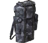 Brandit Nylon Rucksack, schwarz-grau für Männer