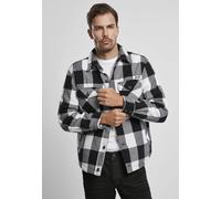 Brandit Hemdjacke Lumber - Baumwolle - Schwarz/Weiß - Herren Größe 3XL