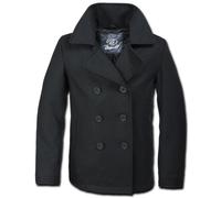 Brandit Pea Coat Mantel - Black L