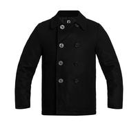 Brandit Pea Coat Mantel - Black M