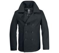 Brandit Pea Coat Mantel - Black M