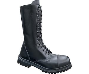 Brandit Phantom Ranger Leder Stiefel/Schuhe schwarz (Stahlkappe) | Klassische Leder-Stiefel, Echtleder, verstärkte Kappe, Größen 39 EU bis47 EU