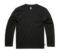 Brandit Langarm-Shirt Premium – Rundhals – 100% Baumwolle – Schwarz – Herren – Größe 4XL