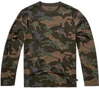 Brandit Premium Langarmshirt, dunkles camouflage, Größe S