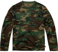 Brandit Premium Langarmshirt, woodland, Größe 5XL