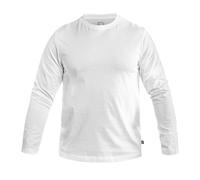 Brandit Langarmshirt Premium – 100% Baumwolle, Weiß – Herren 4XL