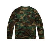 Brandit - Premium Long Sleeve T-Shirt - Woodland 4XL