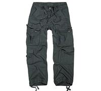 Brandit Pure, Hose in Schwarz im Vintage-Stil Gr. XL, anthrazit