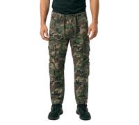 Brandit Hose Pure Slim Fit, Woodland, Größe M, für Männer