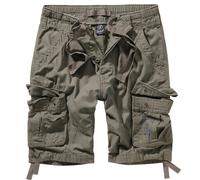 Brandit Pure Vintage Cargo Shorts (Sale) oliv, Größe 5XL, Herren, Baumwolle