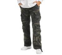 Brandit Pure Vintage Herren_Cargohose, 100% Baumwolle, locker sitzende | mehrere Utility-Taschen, verstellbarer Bund & Beinabschlüsse,strapazierfähige Hose im Military-Stil für den lässigen Alltag