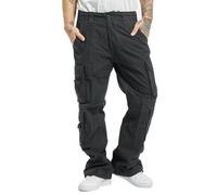 Brandit Herren-Jeans bequem mit Kordelzug und Baumwolltaschen Anthrazit 5XL