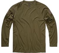 Brandit Quick Dry Langarmshirt, oliv, Größe L