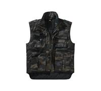 moderne Brandit Herren Jacke Reißverschluss Klettverschluss Schwarz L