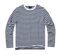 Brandit Ringelshirt Longsleeve Langarmshirt navy weiß in XL