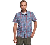 Brandit Hemd Roadstar kurzarm Rot/Blau XXL