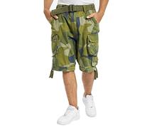 Brandit Savage Vintage Shorts swedish camo, Größe 6XL, Herren, Baumwolle