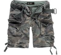 Brandit Herren Cargo-Shorts Savage Vintage Woodland-Camouflage Größe 7XL