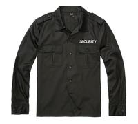Brandit Security US Shirt Long Sleeve schwarz, Größe L, Herren, Polyester