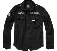 Brandit Shirt Iron Maiden Vintage Shirt Long Sleeve Eddy 61044 Black-L
