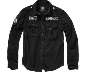 Brandit Shirt Iron Maiden Vintage Shirt Long Sleeve Eddy 61044 Black-XL