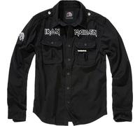 Brandit Shirt Iron Maiden Vintage Shirt Long Sleeve Eddy 61044 Black-XXL