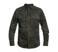 Brandit Slim Fit Shirt Long Sleeve, Farbe: Woodland, Größe: M