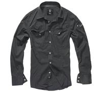 Brandit Slimfit, Hemd S Schwarz