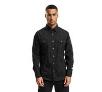 Brandit Slim Fit Shirt Long Sleeve, Farbe: Black, Größe: S
