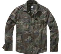 Brandit Hemd Shirt Slim MEN in Woodland-S