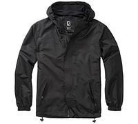 Brandit Sommer-Windjacke für Herren, leichte Kapuzenjacke mit Frontreißverschluss, wind & wasserabweisende Outdoor-Jacke, verstellbare Kapuze, Reißverschlusstaschen, atmungsaktives,Freizeitjacke,S-3XL