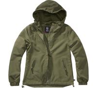 Brandit Allwetterjacke Summer Frontzip Windbreaker Damen 100% Polyester Olive Größe 4XL