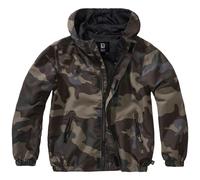 Brandit - Summer Windbreaker Frontzip - Jacke für Kinder - Dark Camo Körpergröße 170-176 cm
