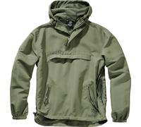 Brandit Summer Windbreaker Hoodie, grün, Größe L für Männer