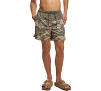 Brandit Badeshorts Swimshort Basic – Olive/AT-Digital – Größe S