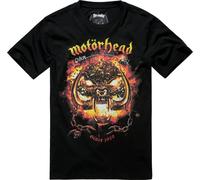 Brandit T-Shirt Motörhead Overkill Kurzarm Schwarz Größe 5XL