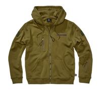 Brandit Tactical Sweat Jacket Kapuzenjacke oliv in S
