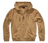 Brandit Sweatjacke Tactical Sweat Jacket – Camel – Größe 3XL