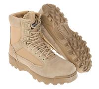 Brandit SWAT Tactical Boots Zipper camel, Größe 44, Leder