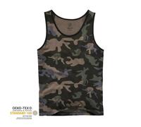 Brandit Tank Top Cotton woodland, Größe 6XL, Herren, Baumwolle