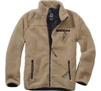 Brandit Teddy Fleece Jacke Übergangsjacke camel in L