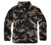 Brandit Pullover Teddyfleece Troyer Darkcamo Herren Größe L