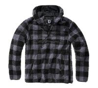Brandit - Teddyfleece Worker Pullover - Fleece - Black/Grey M