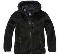 Brandit Teddyfleece Damen Jacke, schwarz, Größe 4XL