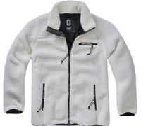 Brandit Teddyfleece Jacke white, Größe 3XL, Herren, Synthetik