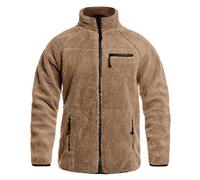 Brandit - Teddyfleece Jacket - Teddy-Fleecejacke - Camel S