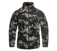 Outdoorjacke BRANDIT "Herren Teddyfleece Jacket" Gr. XXL, grün (darkcamo) Herren Jacken Outdoorjacken (82297155-XXL)