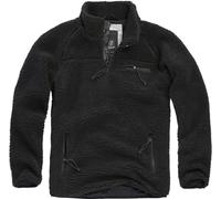 Brandit Jacke Teddyfleece Troyer – Schwarz – Größe XXXL – Herren