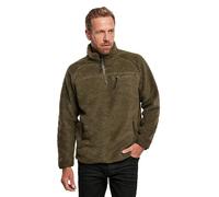 Brandit Jacke Teddyfleece Troyer Olivgrün Größe S Herren