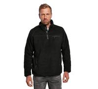 Brandit Teddyfleece Troyer Herren Synthetik Schwarz Größe 5XL